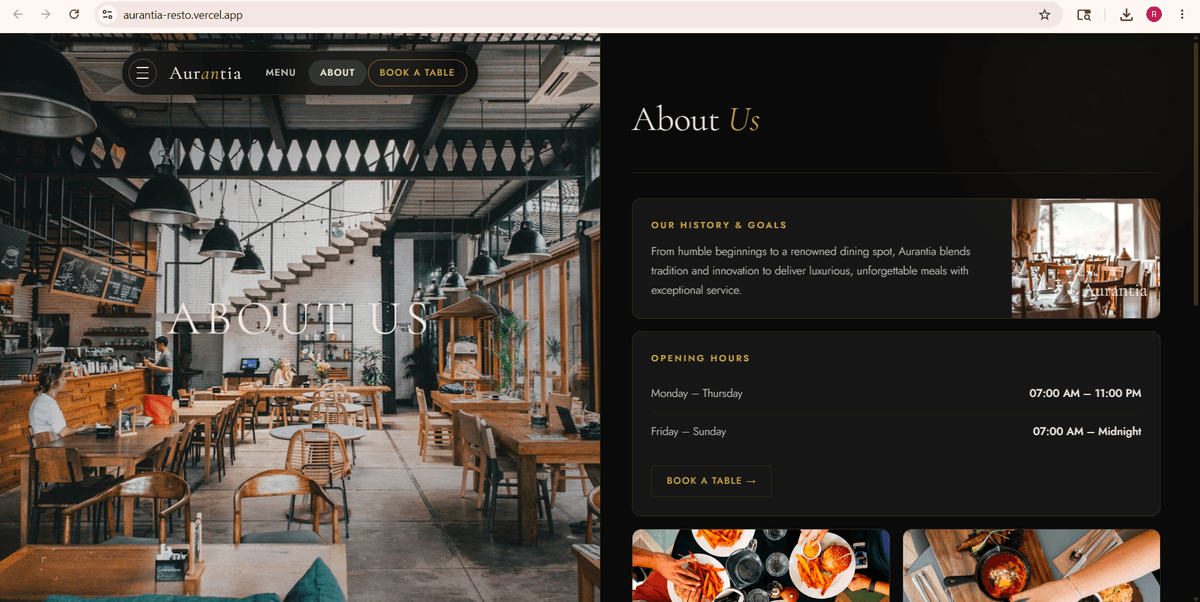 Aurantia Restaurant screenshot 5