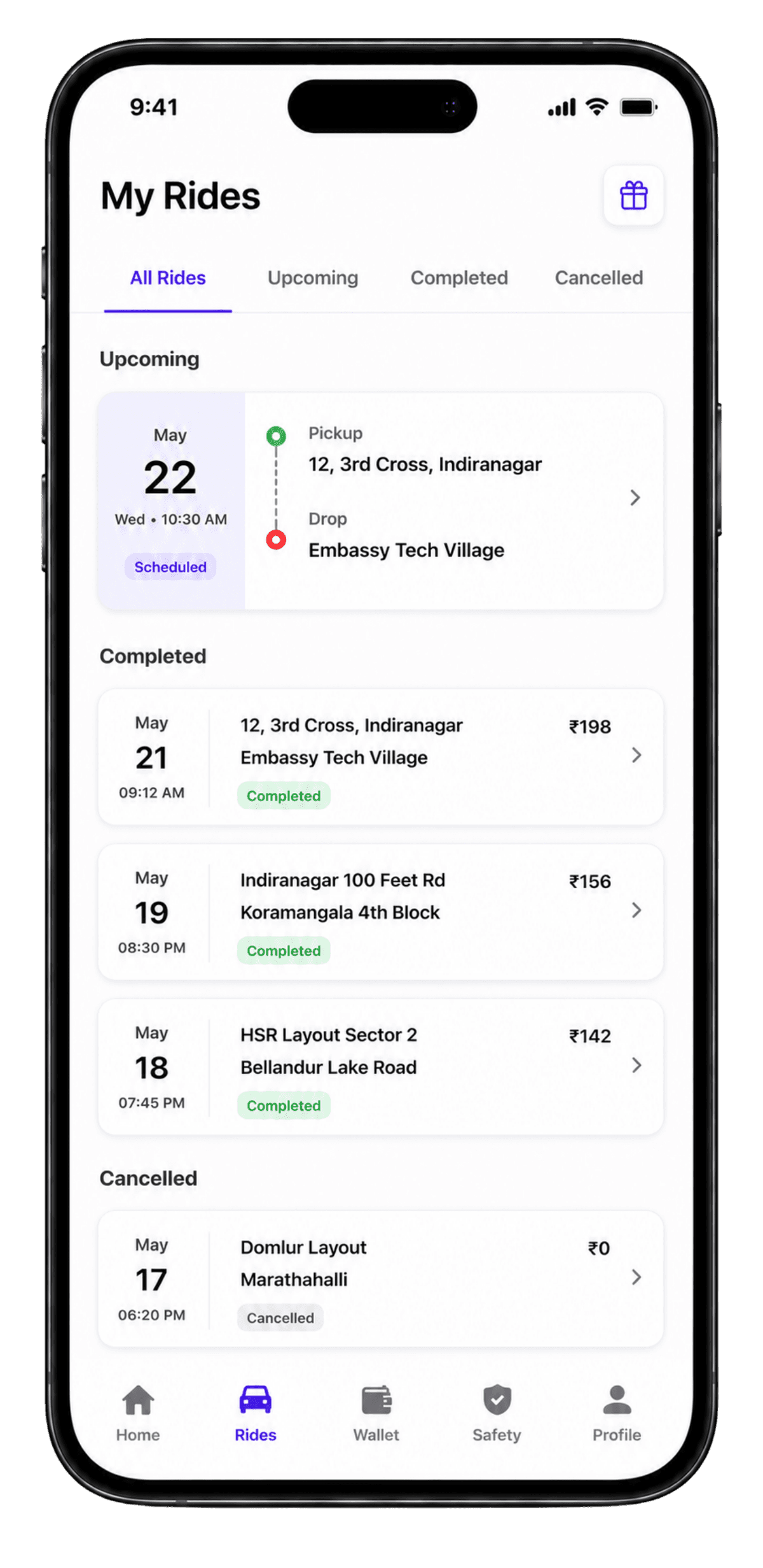 RideFlow — On-Demand Cab Booking App screenshot 6